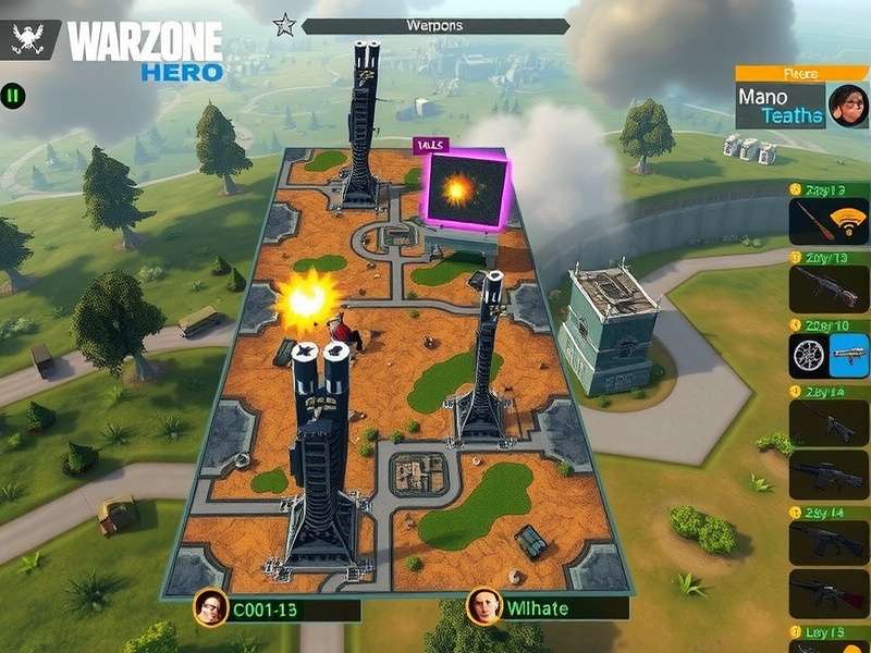 Warzone Hero weapon customization interface