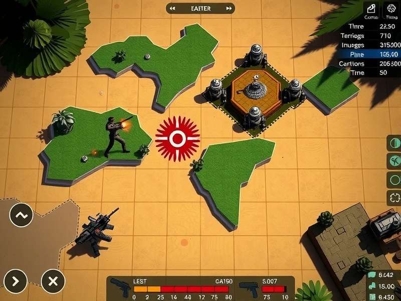 Warzone Hero map overview showing different combat zones