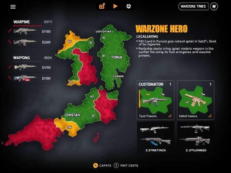 Warzone Hero gameplay screenshot showing combat action